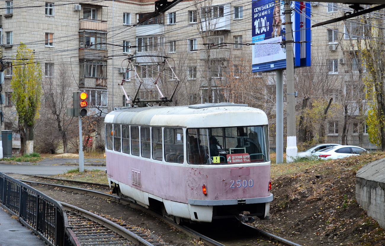 Волгоград, Tatra T3SU (двухдверная) № 2500