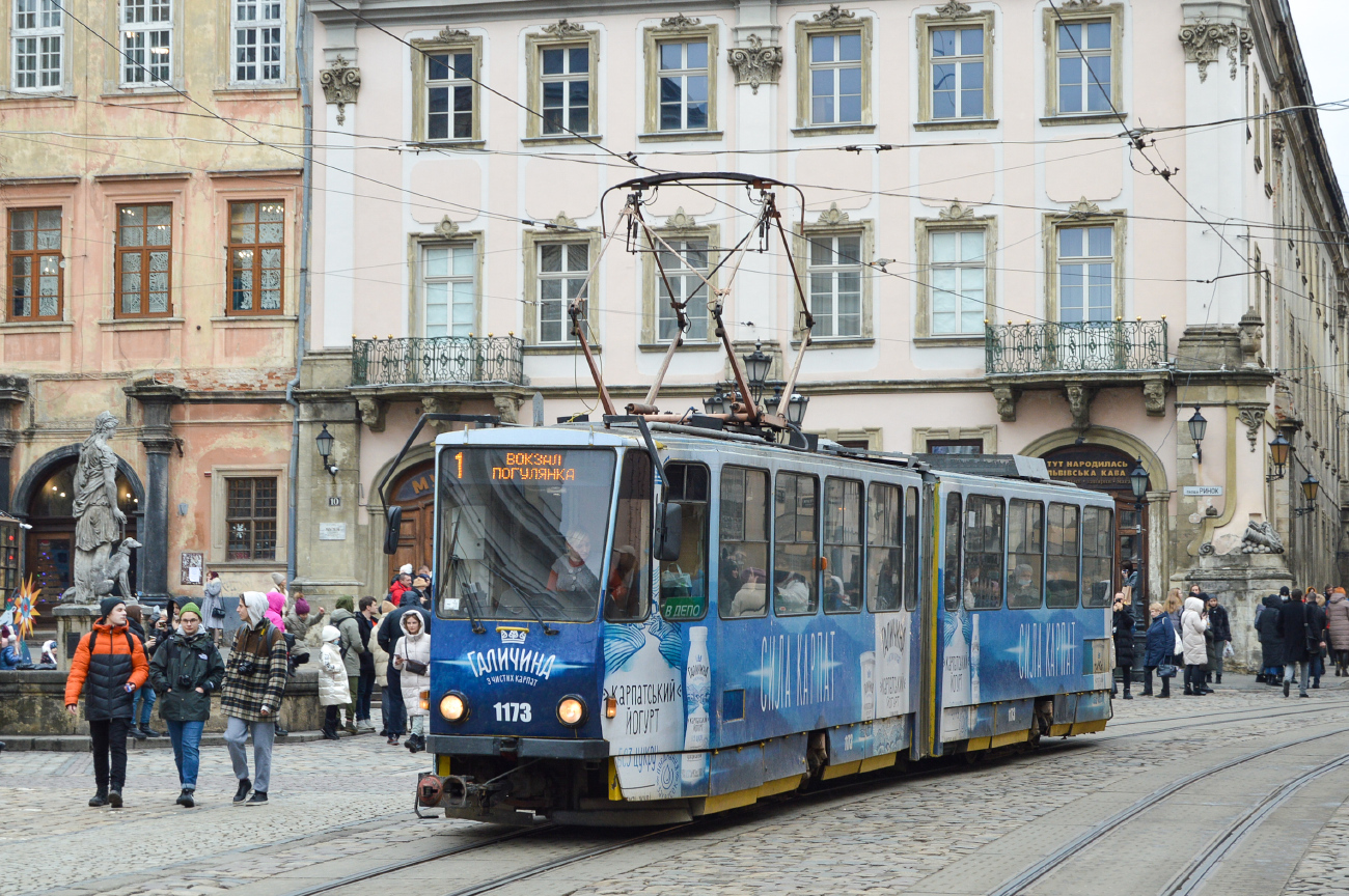 Львов, Tatra KT4SU № 1173