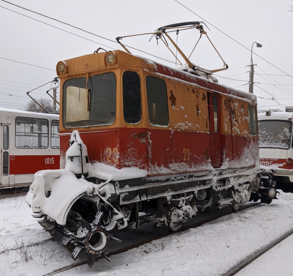 Самара, ГС-4 (КРТТЗ) № СН-23; Самара — Северное трамвайное депо