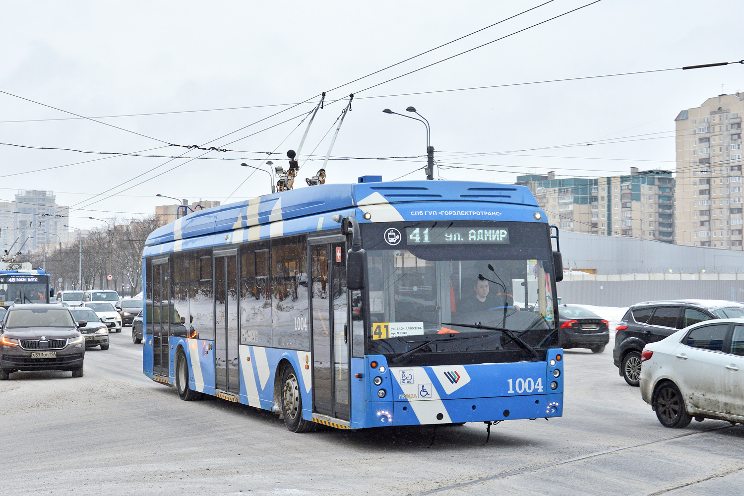 Санкт-Петербург, Тролза-5265.08 «Мегаполис» № 1004