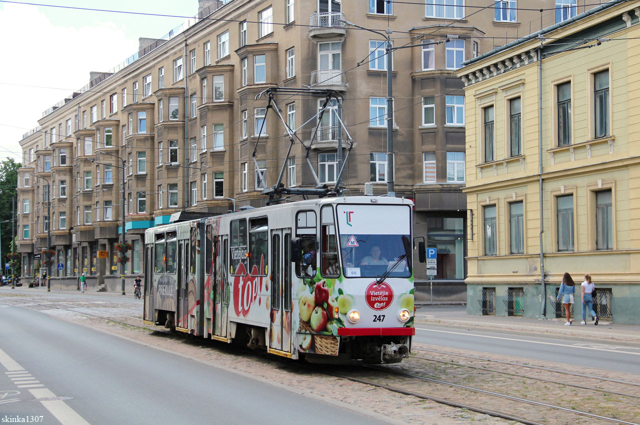 Лиепая, Tatra KT4D № 247