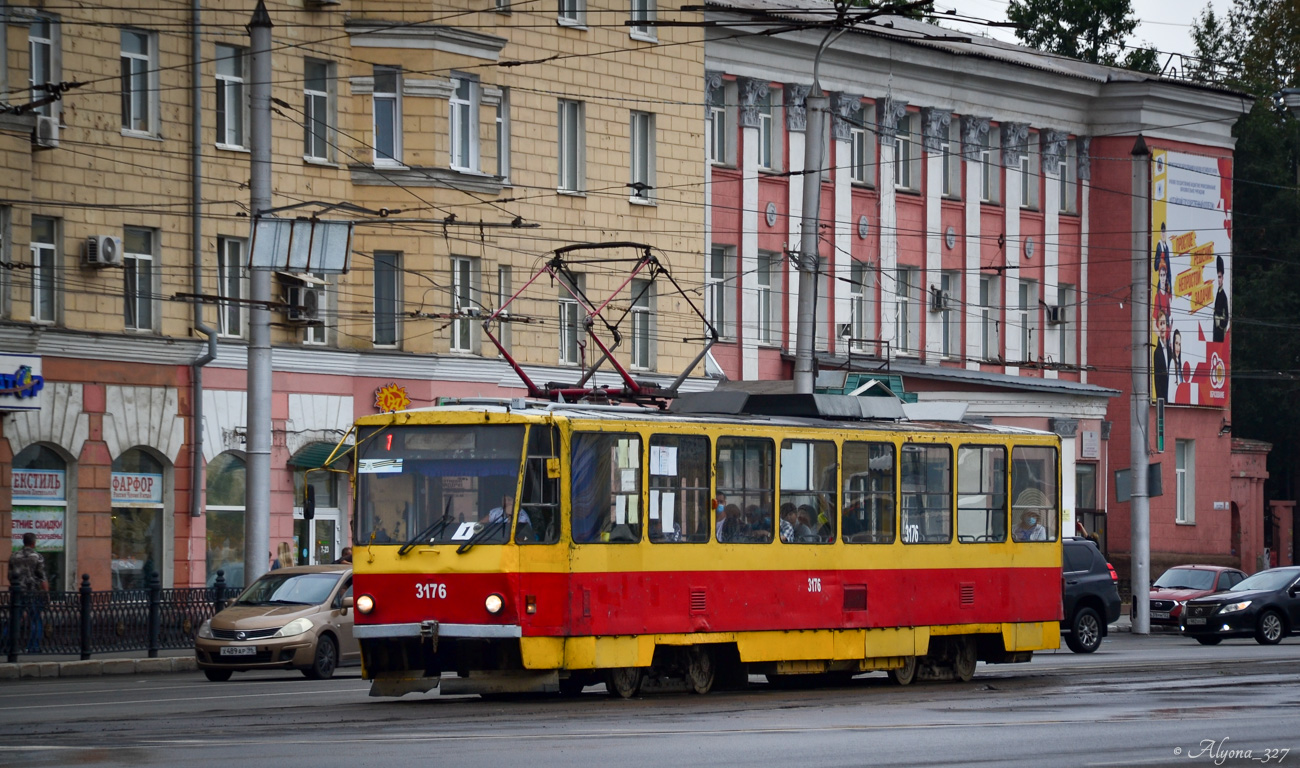 Барнаул, Tatra T6B5SU № 3176