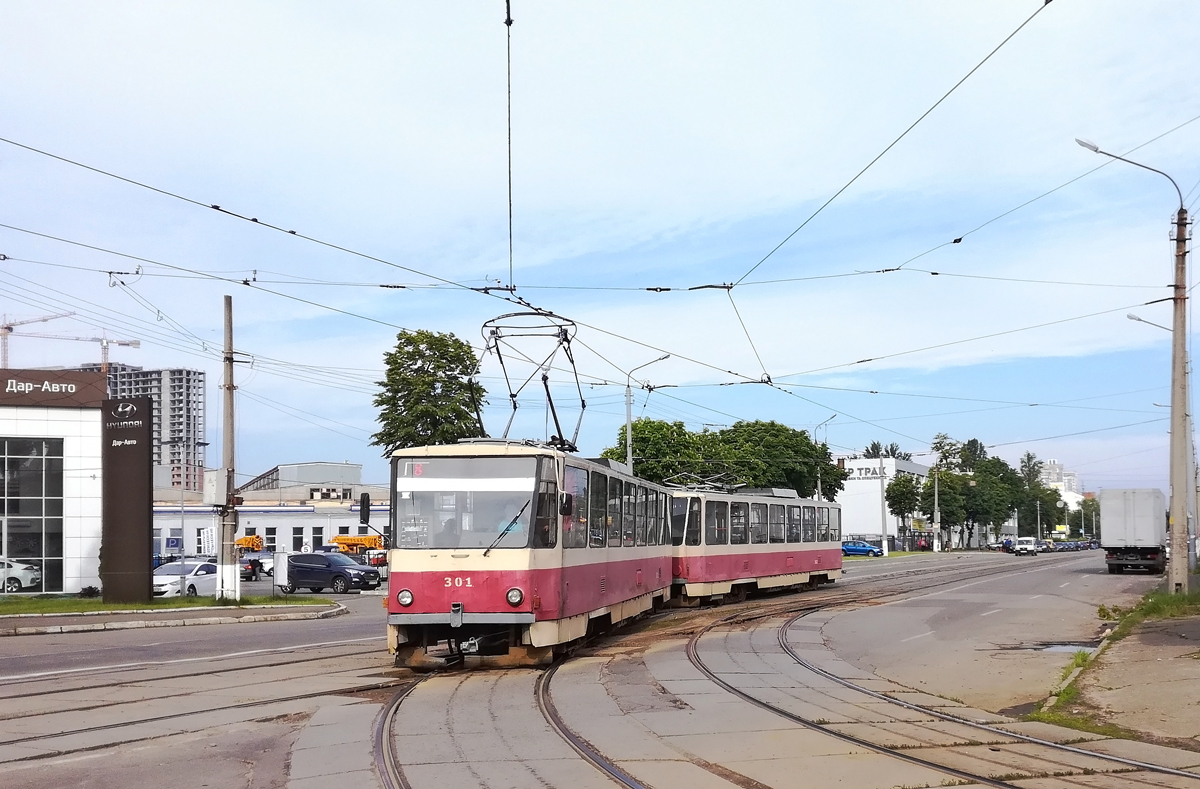 Киев, Tatra T6B5SU № 301