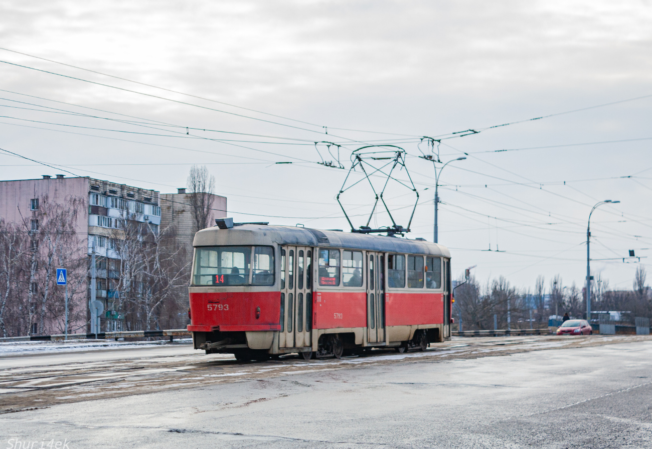 Киев, Tatra T3SU № 5793 Киев, Tatra T3SU № 5793