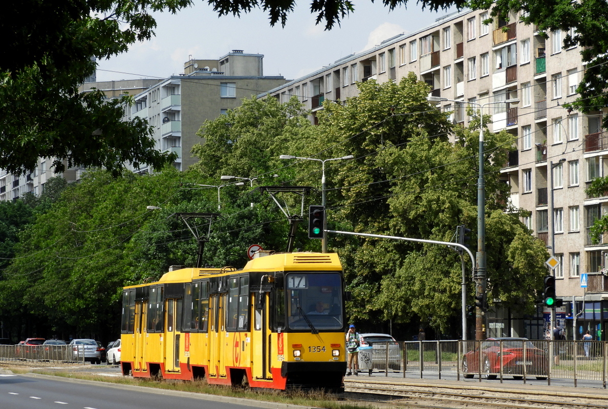 Варшава, Konstal 105Na № 1354
