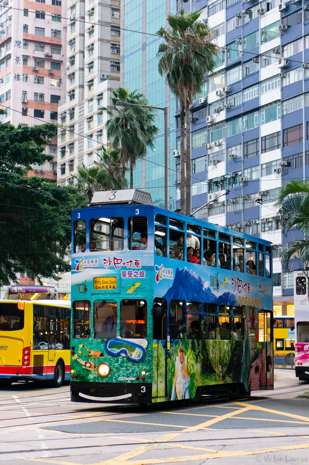 Гонконг, Hong Kong Tramways VI № 3