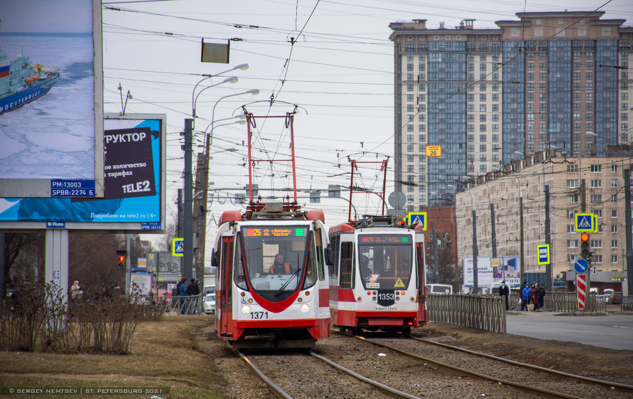 Санкт-Петербург, 71-134А (ЛМ-99АВН) № 1371