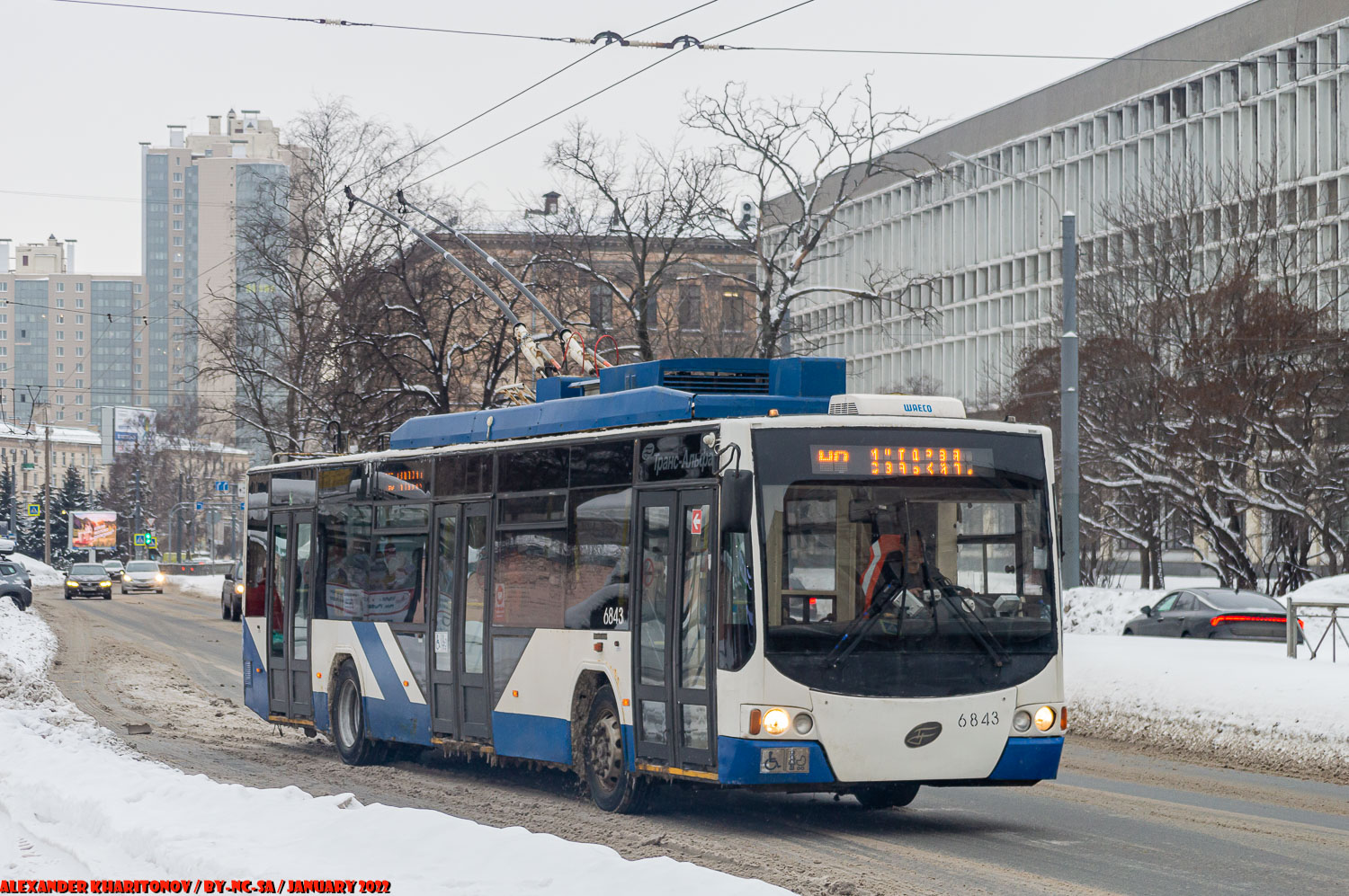 Санкт-Петербург, ВМЗ-5298.01 «Авангард» № 6843