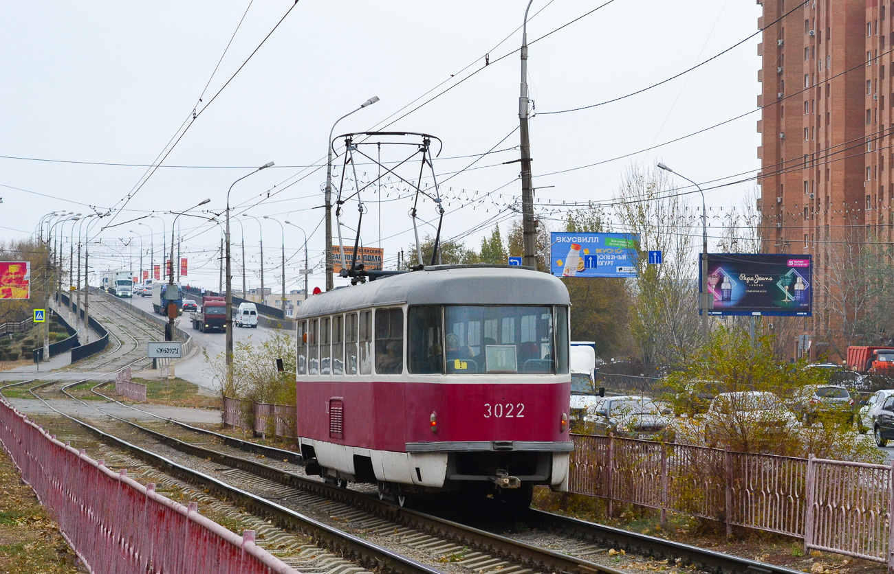 Volgograd, Tatra T3SU (2-door) č. 3022