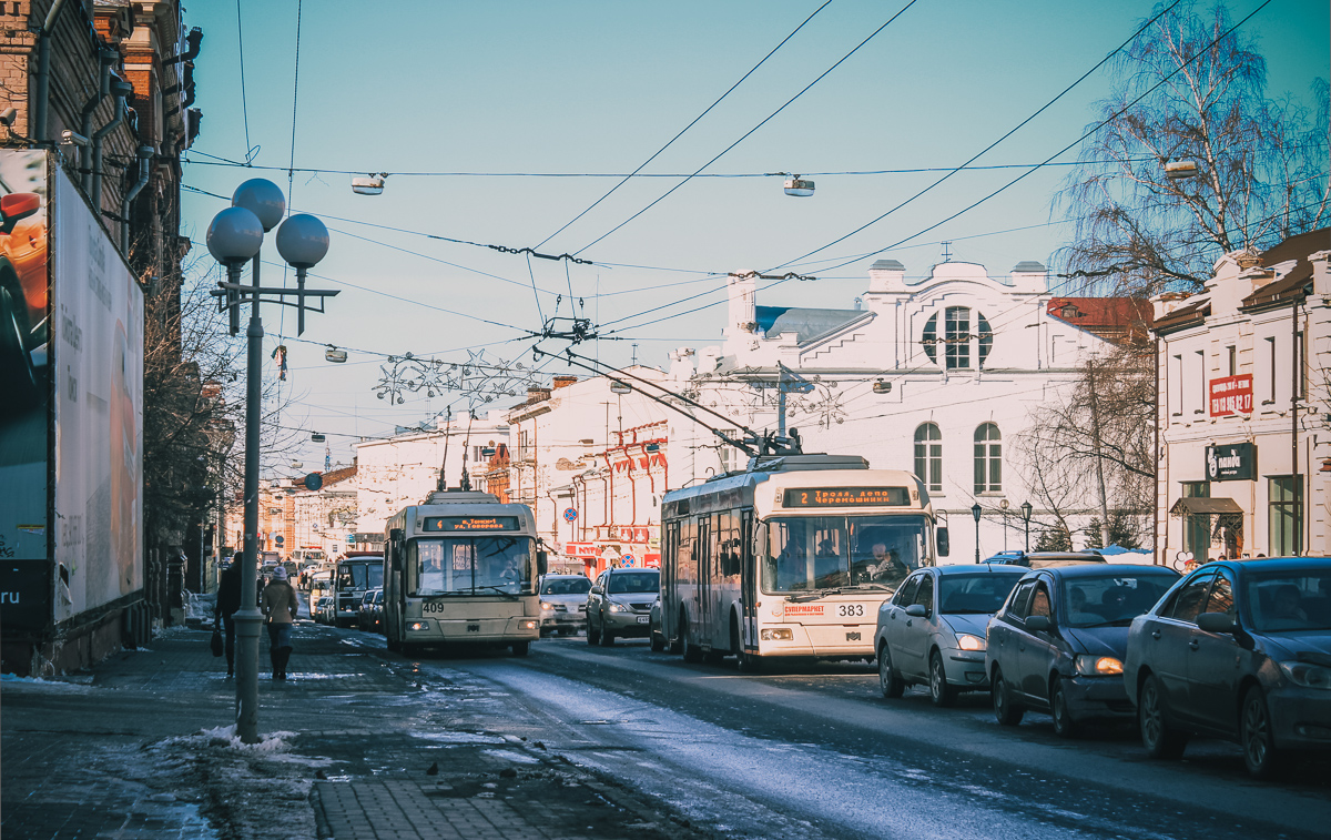 Tomsk — Trolleybus Lines and Terminals