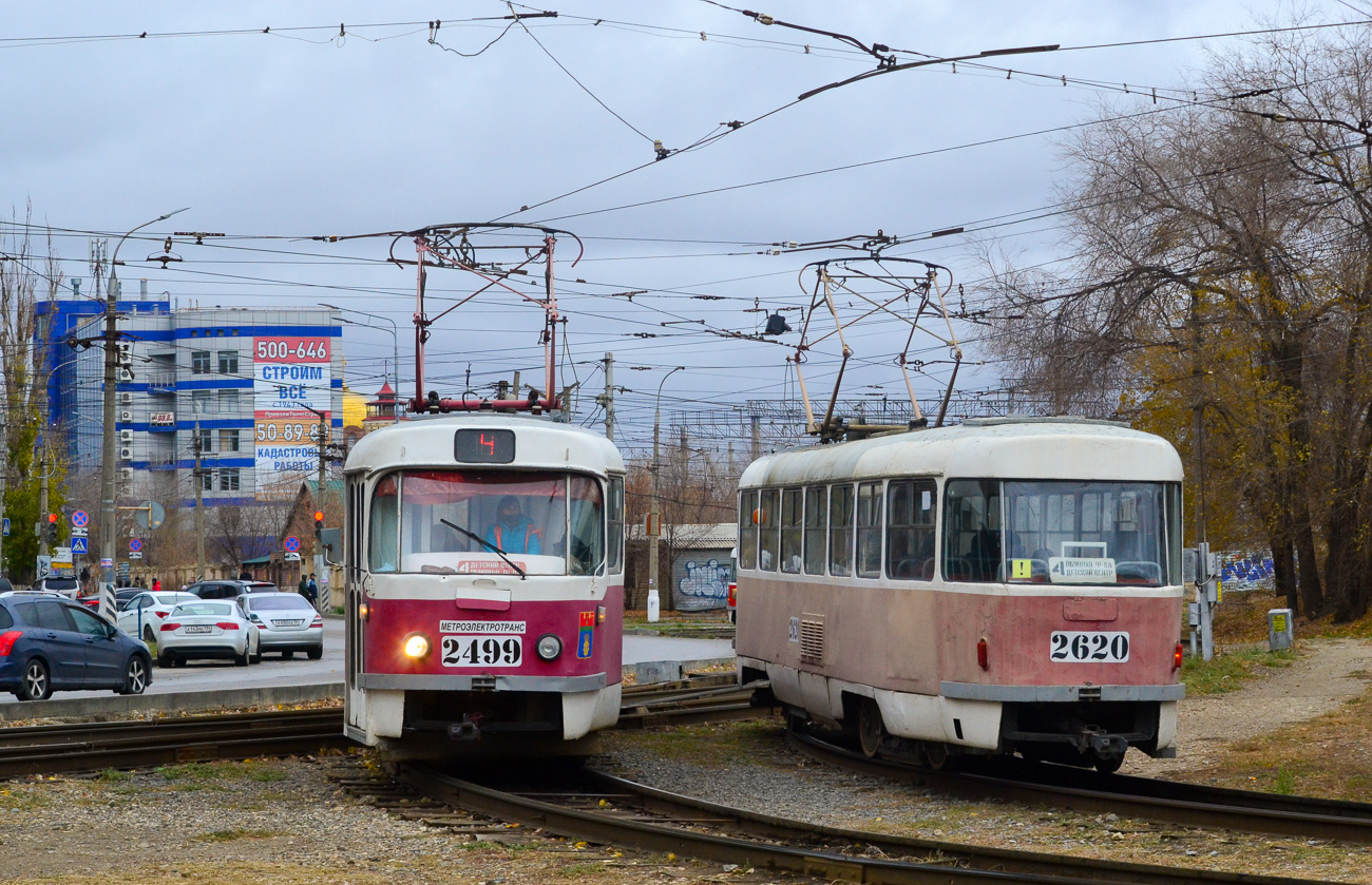 Volgograd, Tatra T3SU (2-door) № 2499; Volgograd, Tatra T3SU (2-door) № 2620