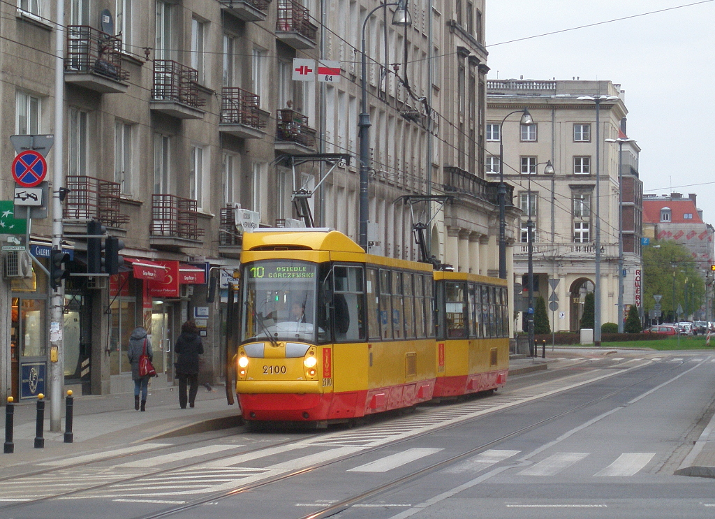 Варшава, Konstal 105N2k/2000 № 2100