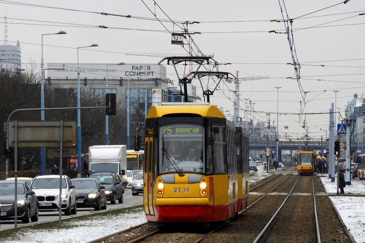 Варшава, Konstal 105N2k/2000 № 2134