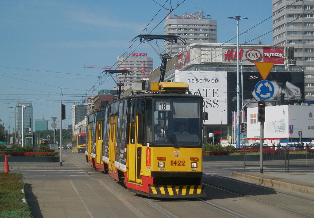 Варшава, Konstal 105Nf № 1422