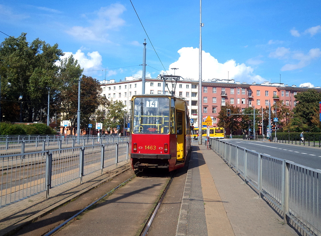 Варшава, Konstal 105Nm № 1463