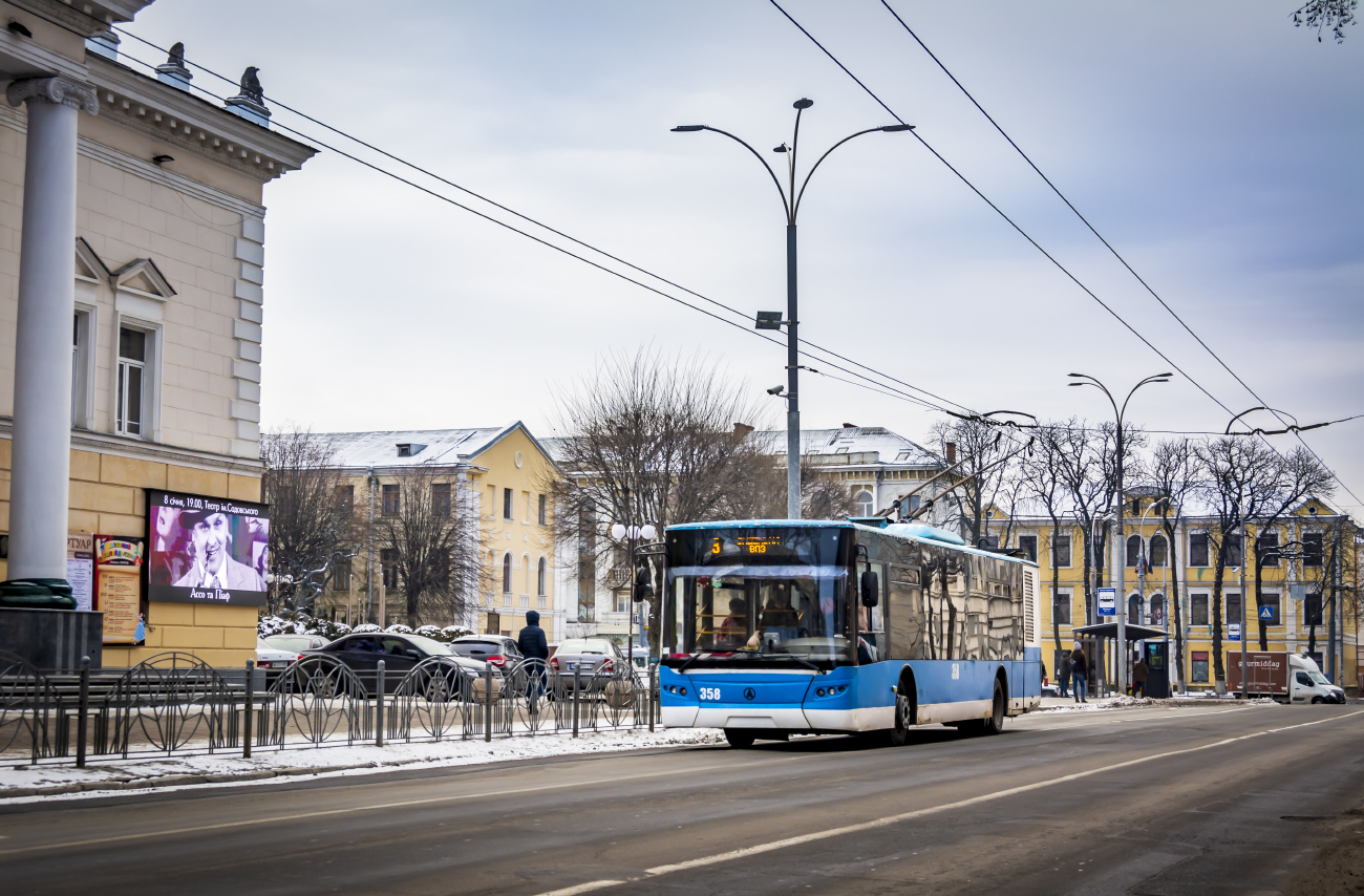 Винница, ЛАЗ E183D1 № 358