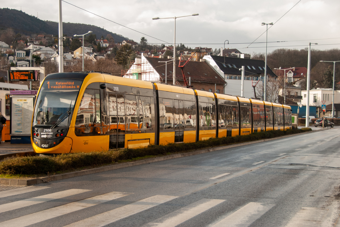 Budapest, CAF Urbos 3 — 2108