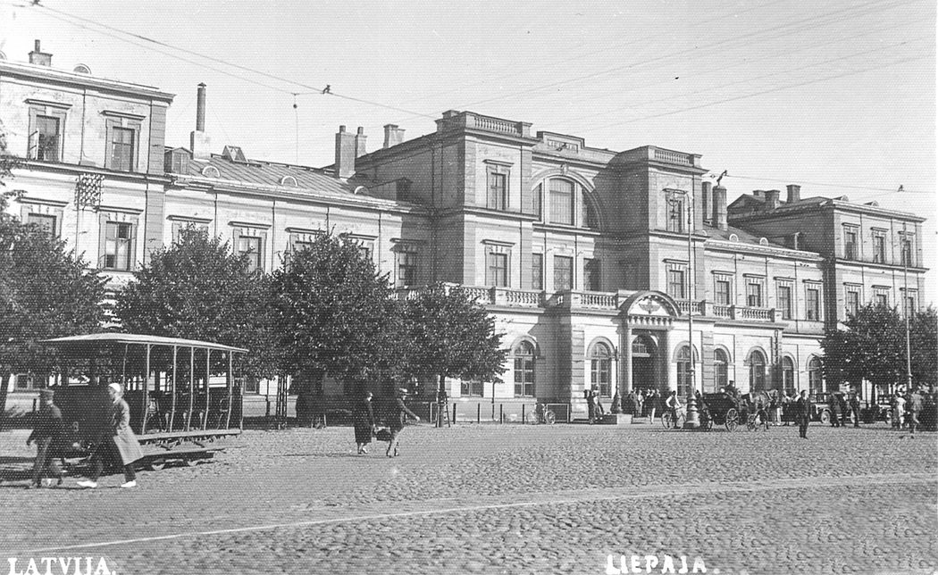 Liepaja, 2-axle trailer car № 9; Liepaja — Old photos; Liepaja — Tramway Lines and Infrastructure