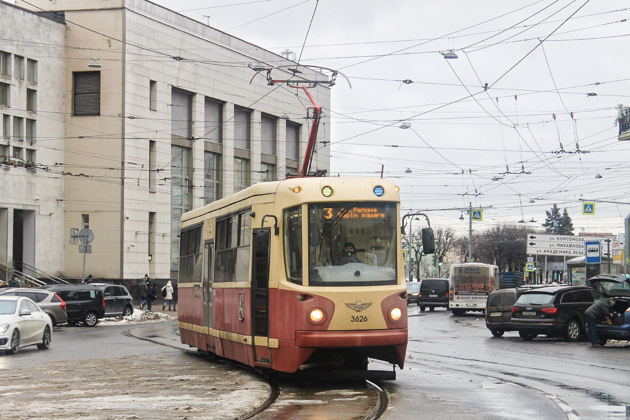 Санкт-Петербург, ЛМ-68М2 (мод. СПб ГЭТ) № 3626