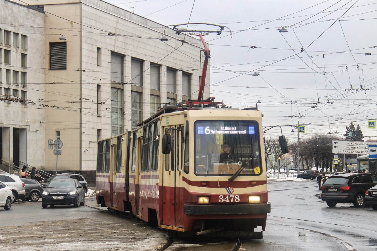 Санкт-Петербург, ЛВС-86К № 3478