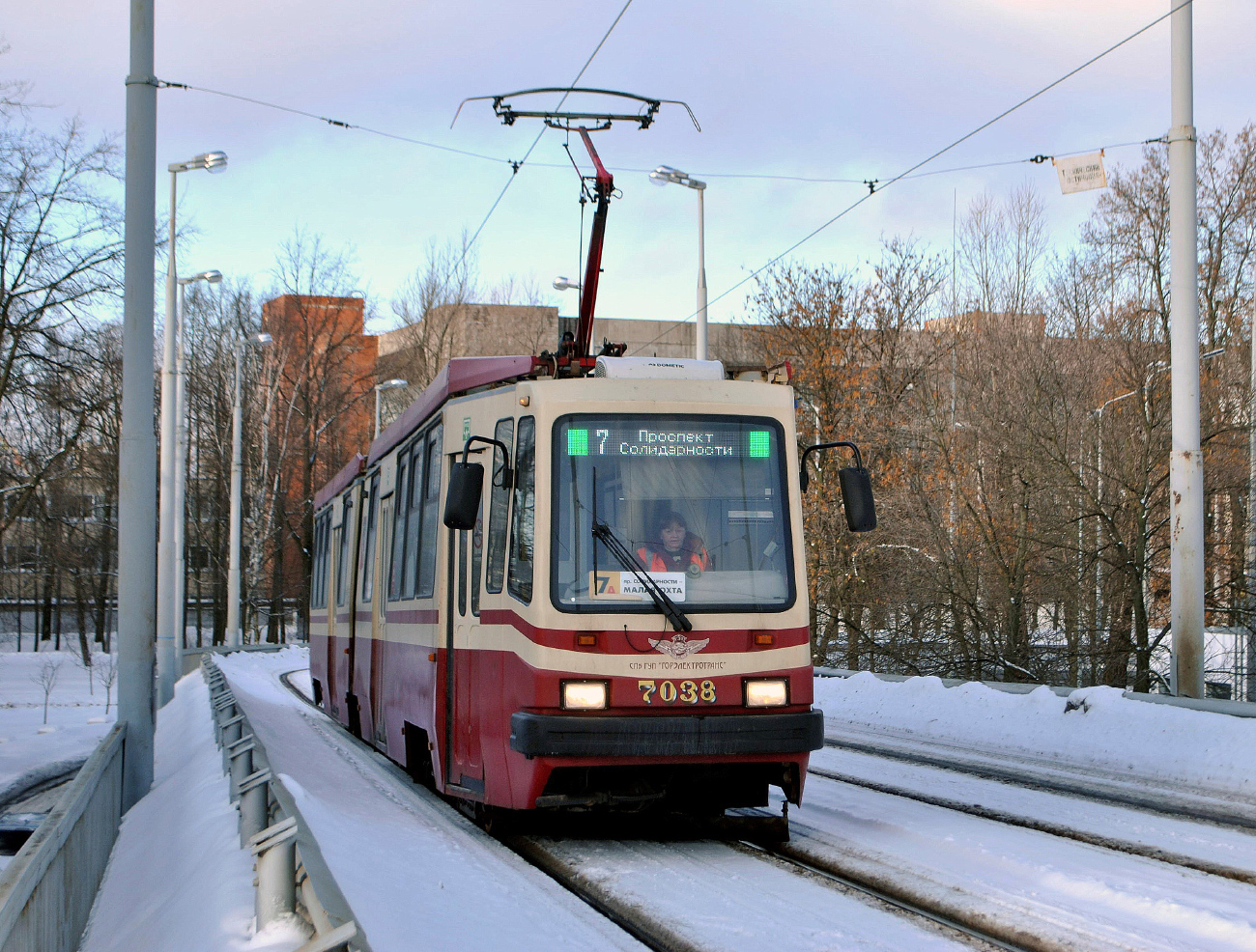 Санкт-Петербург, ЛВС-86М2 № 7038 Санкт-Петербург, ЛВС-86М2 № 7038
