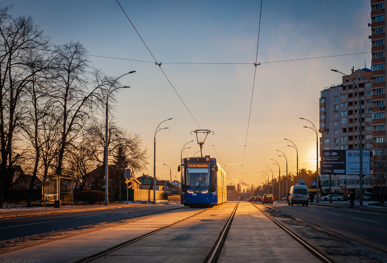 Kyiv — Tramway lines: Darnytske depot network