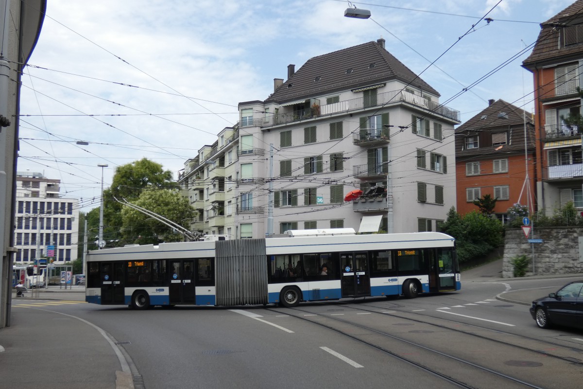 Цюрих, Hess SwissTrolley 4 (BGT-N2D) № 171 Цюрих, Hess SwissTrolley 4 (BGT-N2D) № 171
