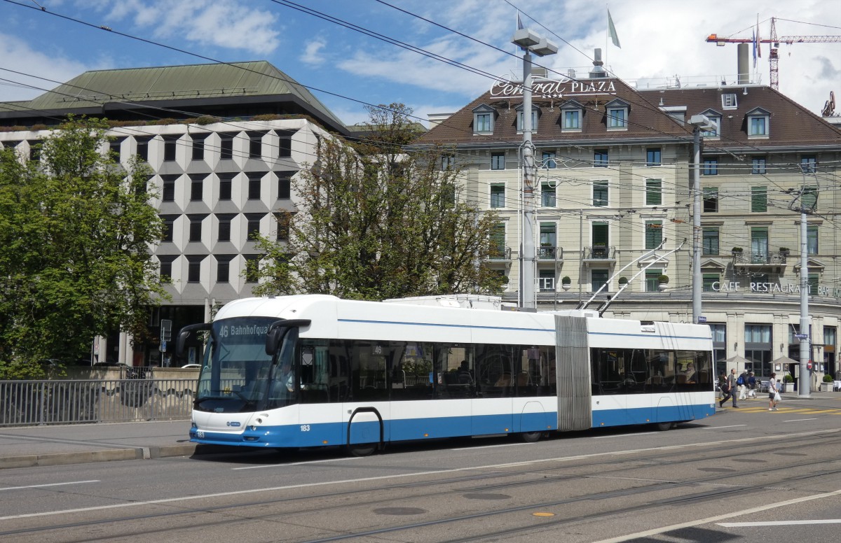 Цюрих, Hess SwissTrolley 5 № 183