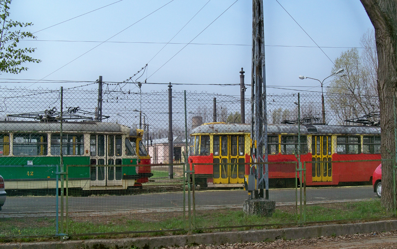 Варшава, Konstal 102Na № 42; Варшава, Konstal 13N № 371