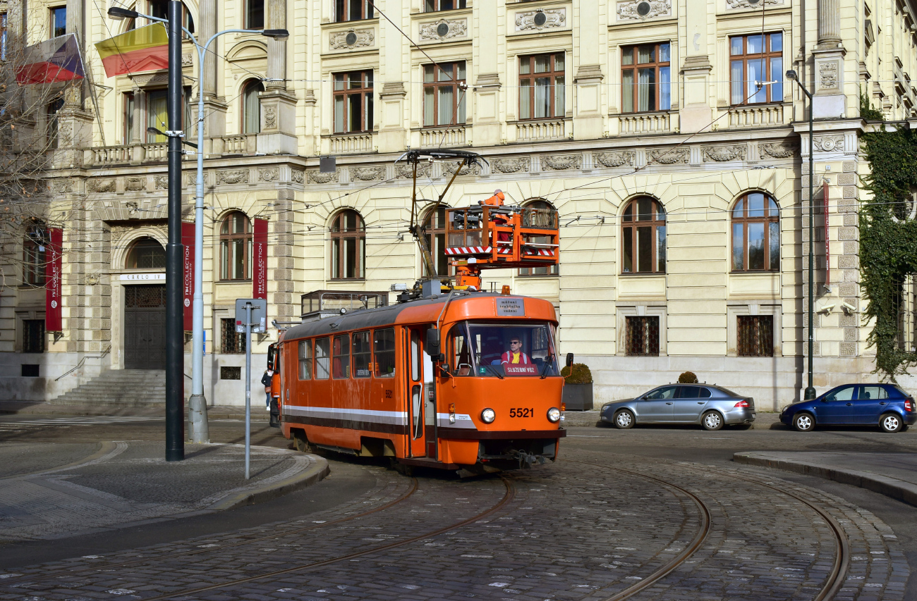 Прага, Tatra T3 № 5521