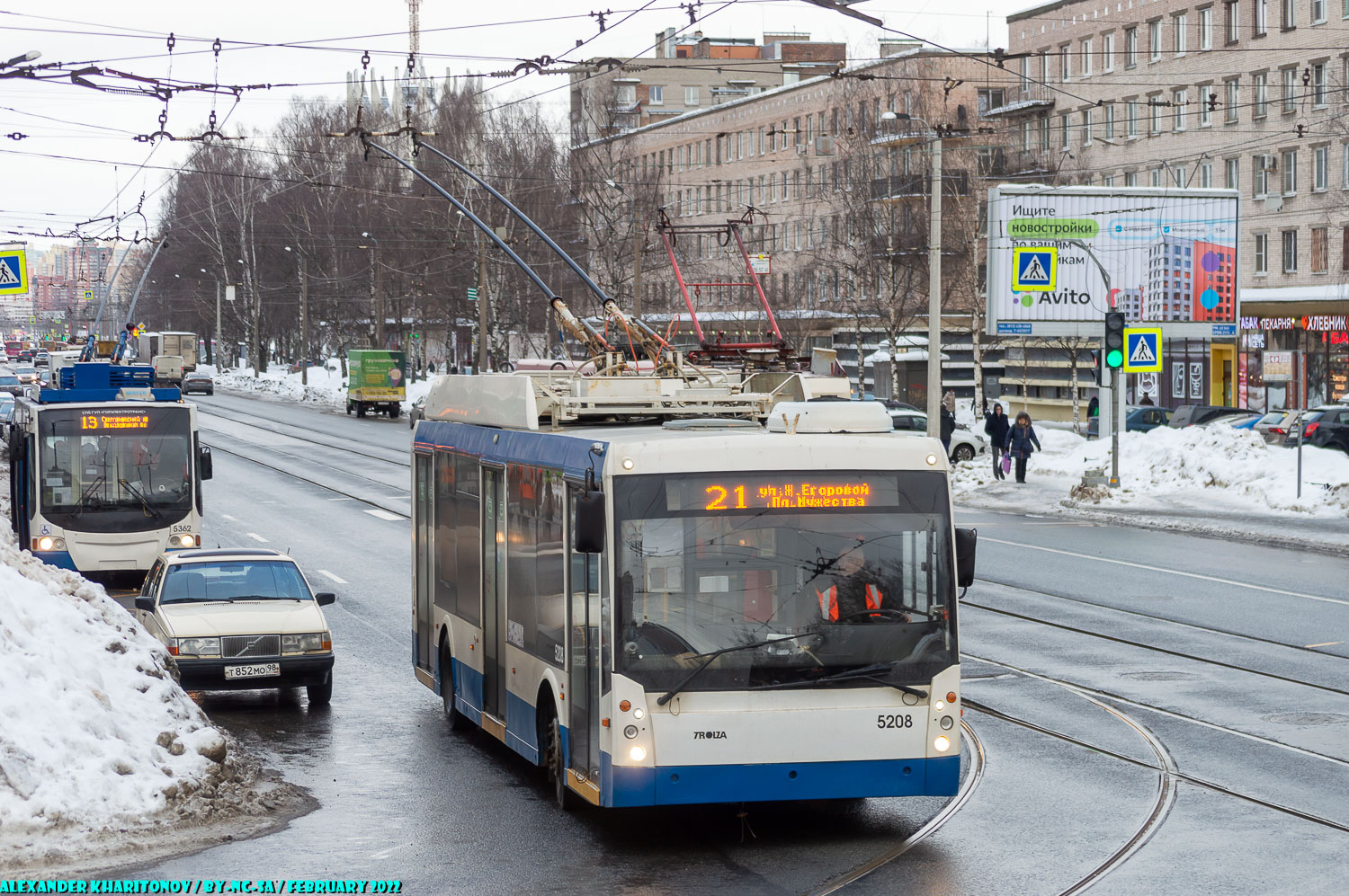Санкт-Петербург, Тролза-5265.00 «Мегаполис» № 5208