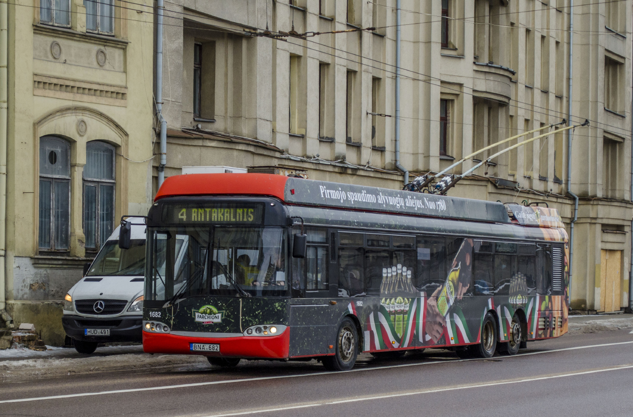 Вильнюс, Solaris Trollino II 15 AC № 1682