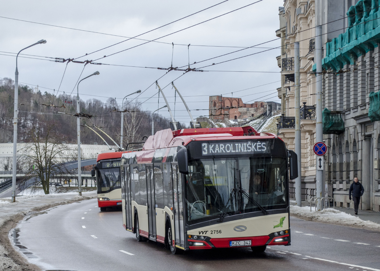 Вильнюс, Solaris Trollino IV 12 Škoda № 2756