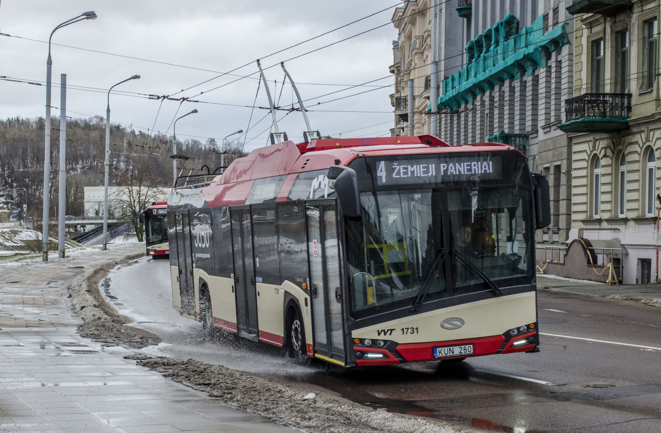Vilnius, Solaris Trollino IV 12 Škoda nr. 1731
