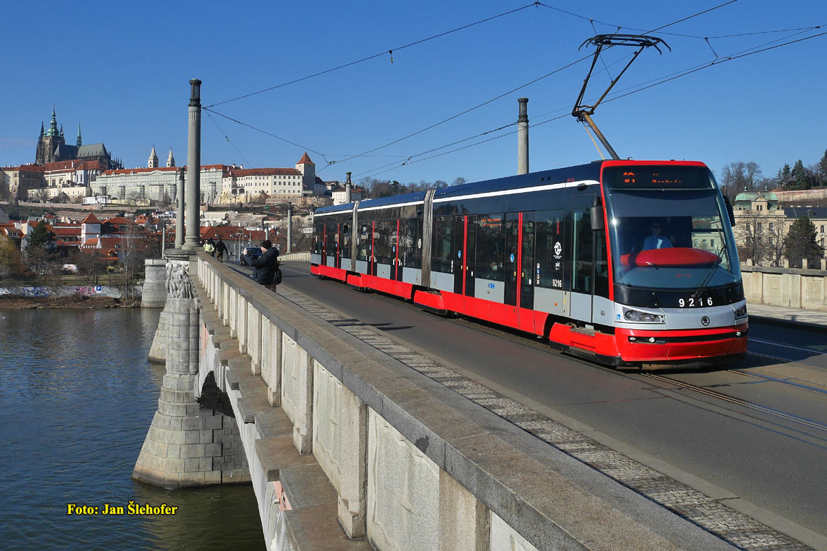 Прага, Škoda 15T2 ForCity Alfa Praha № 9216