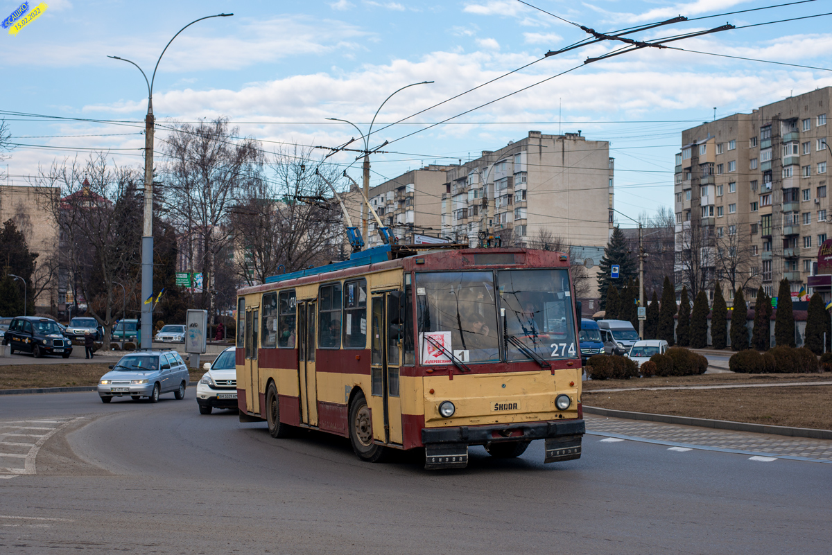 Чернівці, Škoda 14Tr02/6 № 274