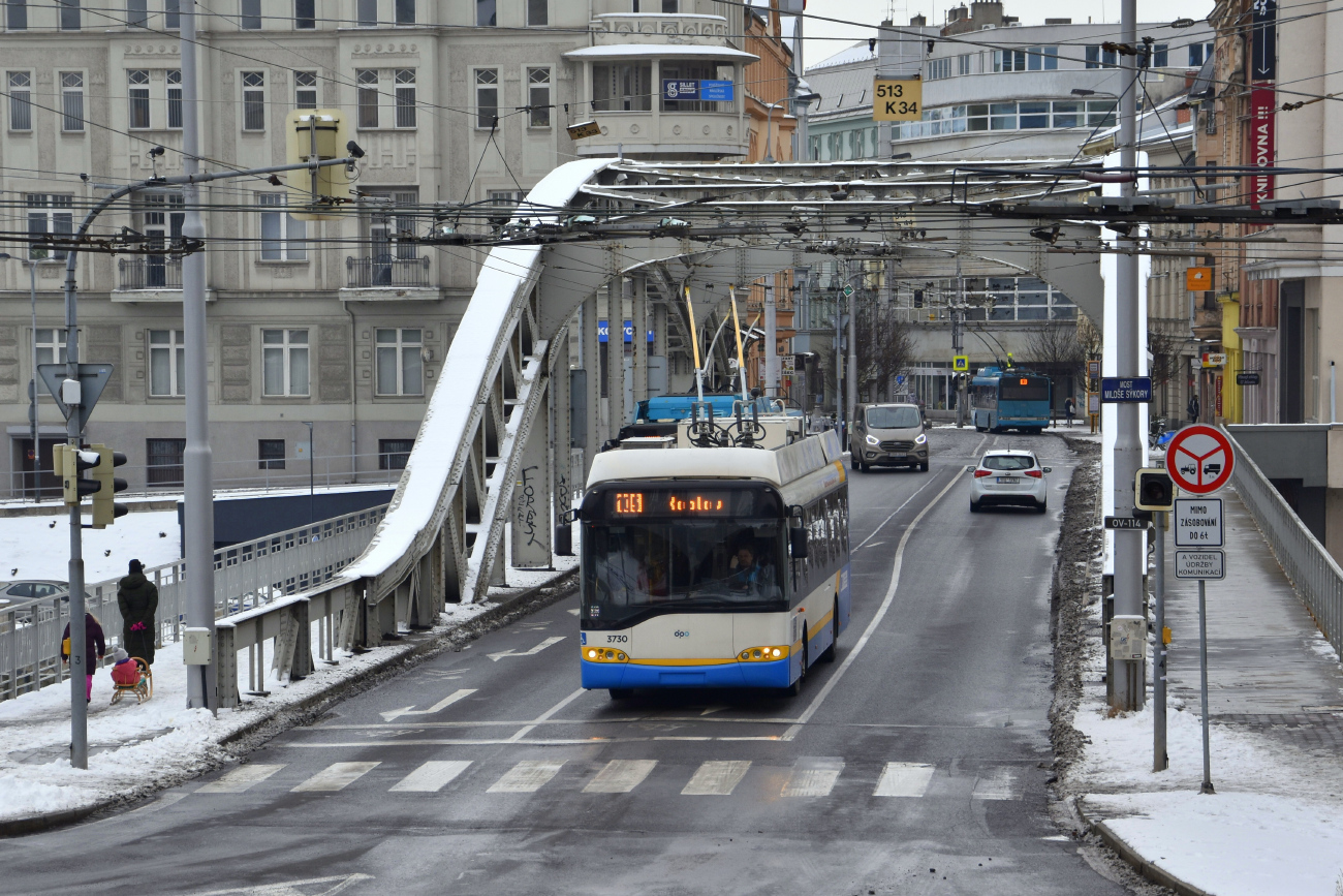 Ostrava, Solaris Trollino II 12 AC Nr. 3730