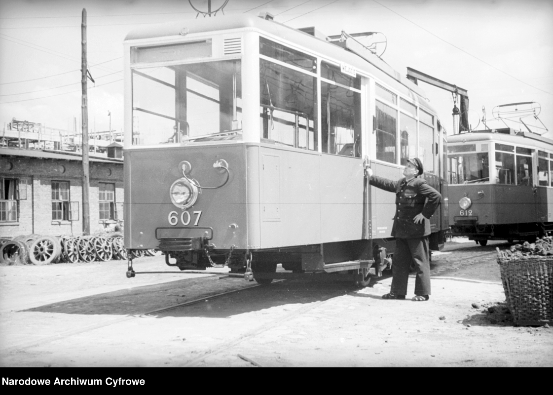 Варшава, Konstal N № 607