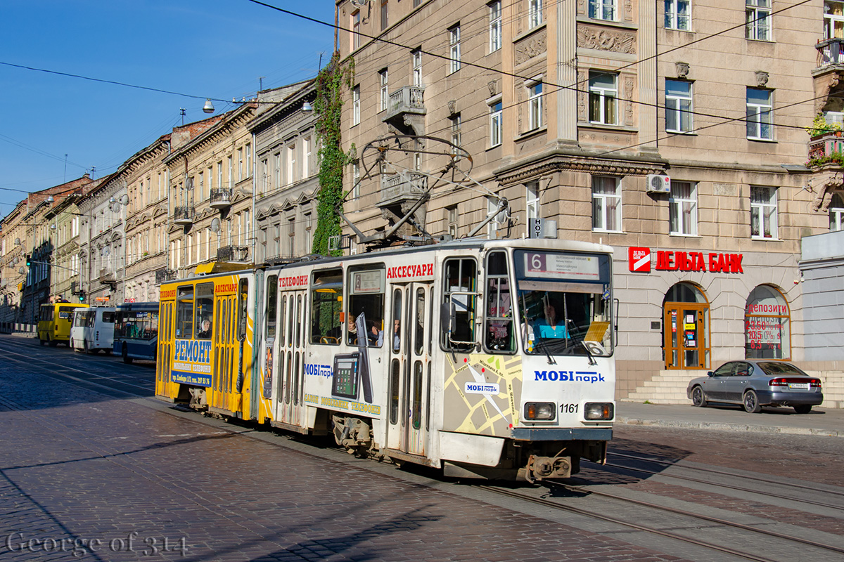 Львов, Tatra KT4D № 1161