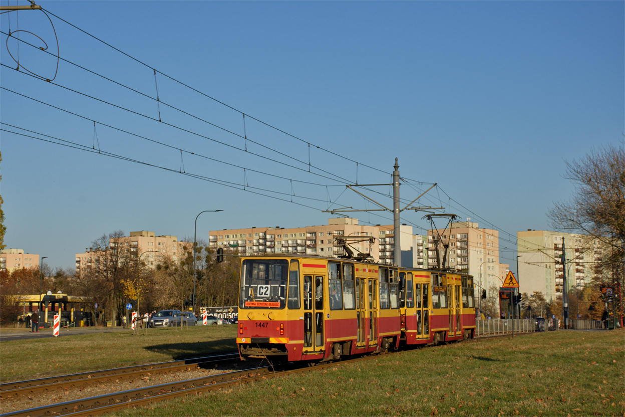 Лодзь, Konstal 805Na № 1447