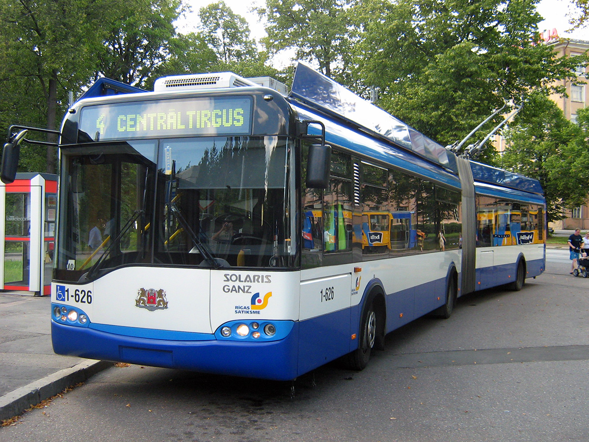 Рига, Solaris Trollino II 18 Ganz № 1-626