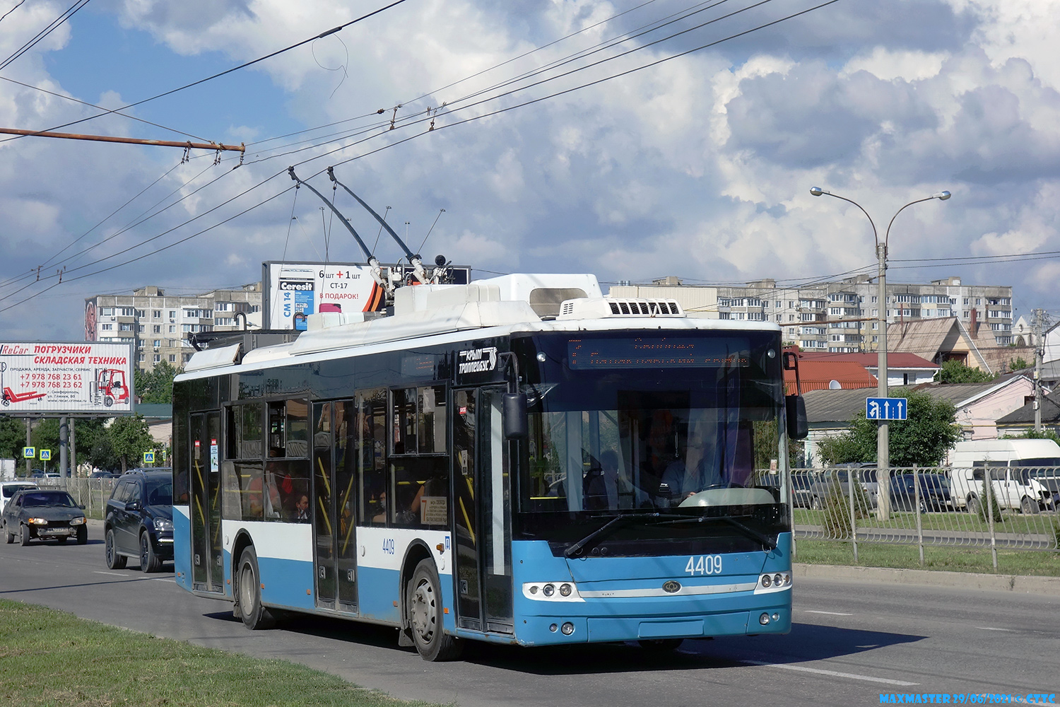 Крымский троллейбус, Богдан Т70115 № 4409