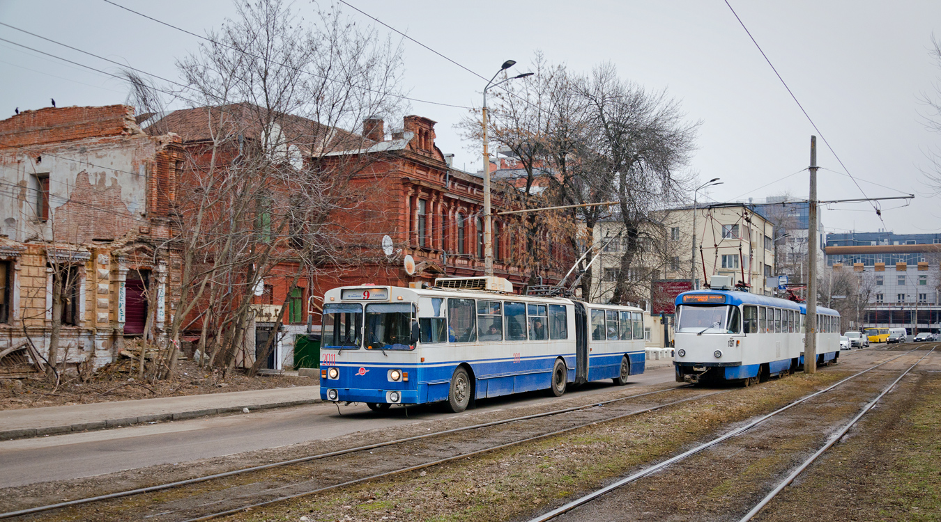 Дніпро, ЗиУ-683Б [Б00] № 2011; Дніпро, Tatra T3DC1 № 1397