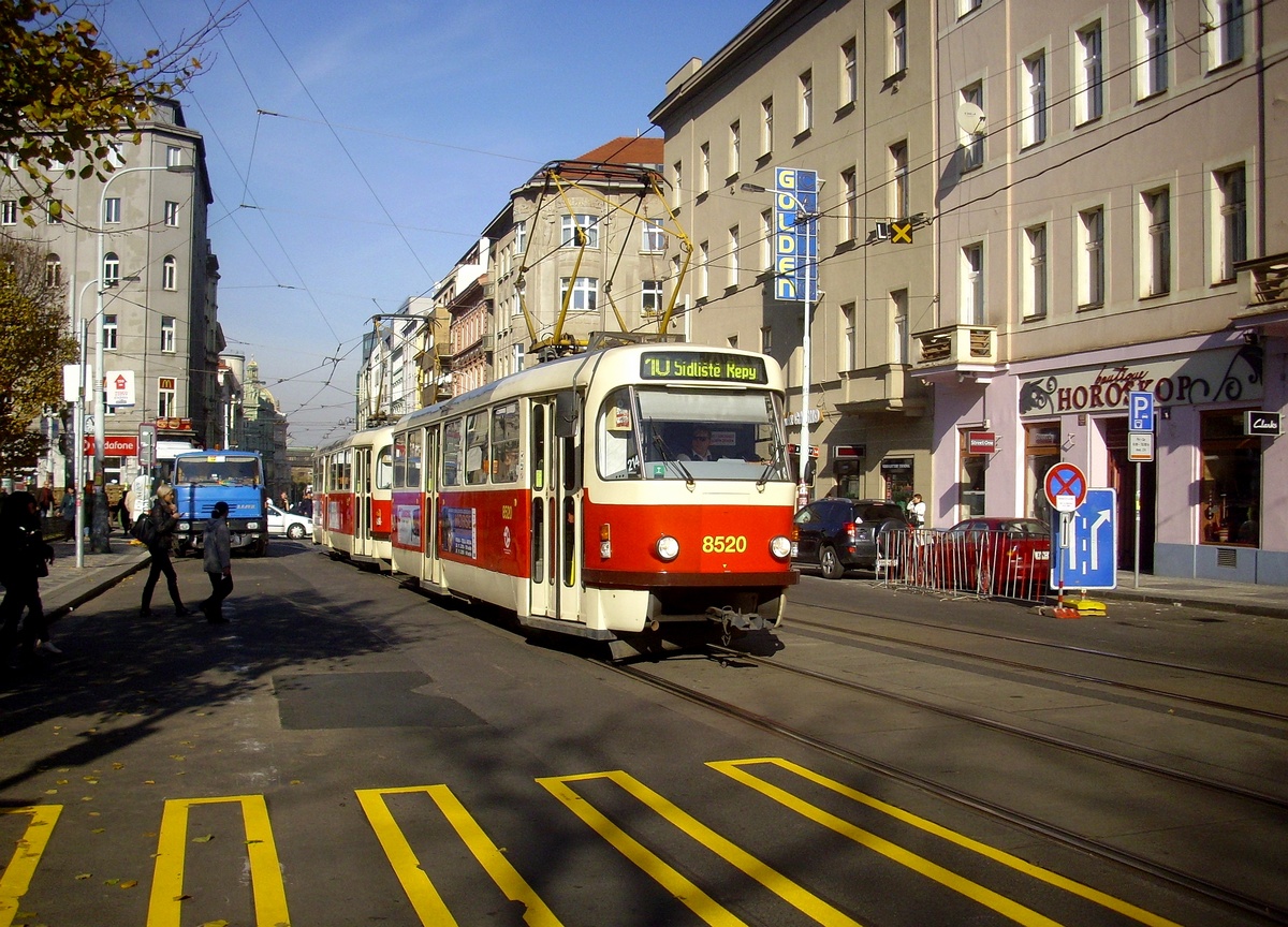 Прага, Tatra T3R.P № 8520