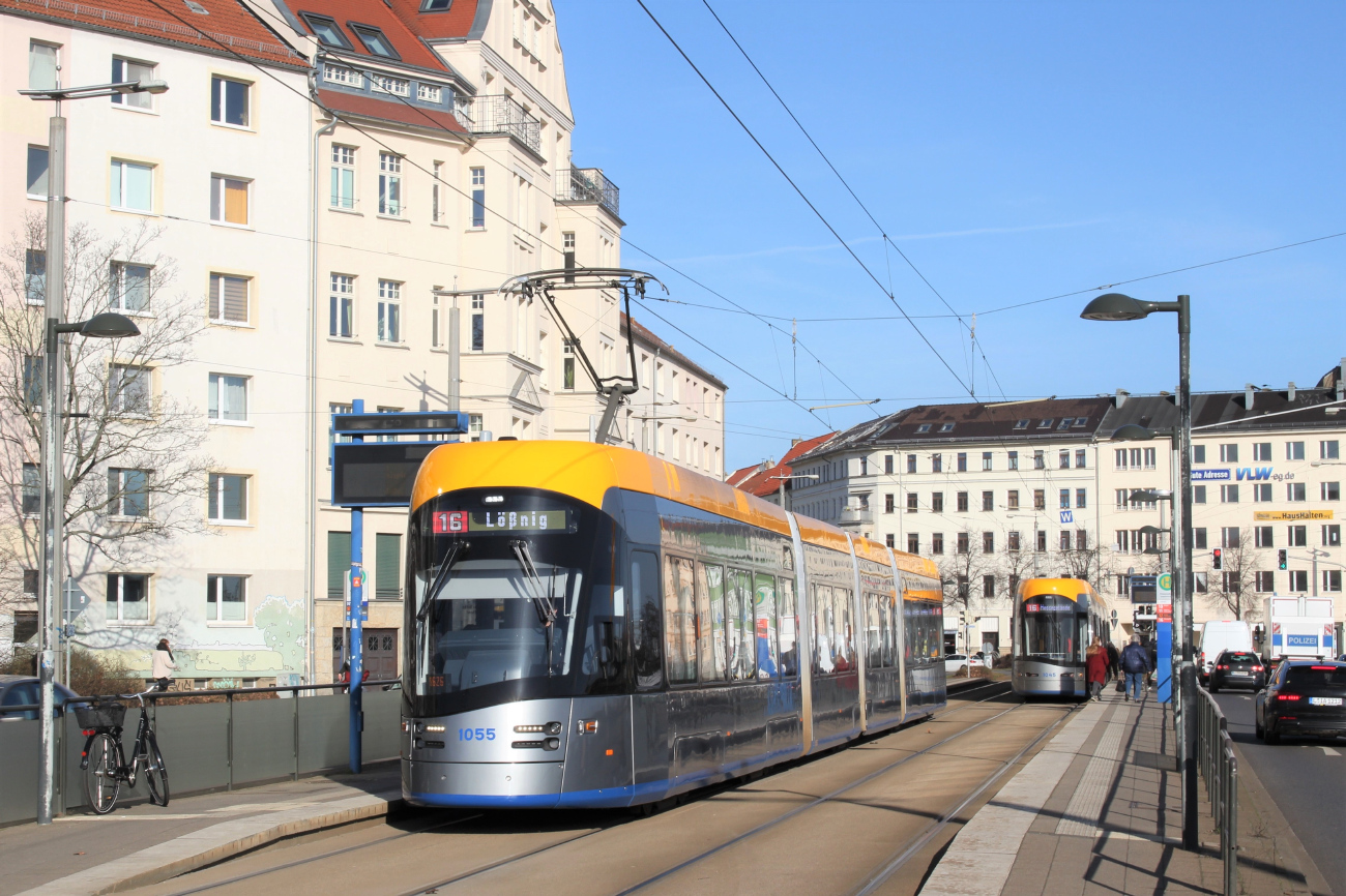 Лейпциг, Solaris Tramino Leipzig (NGT10) № 1055