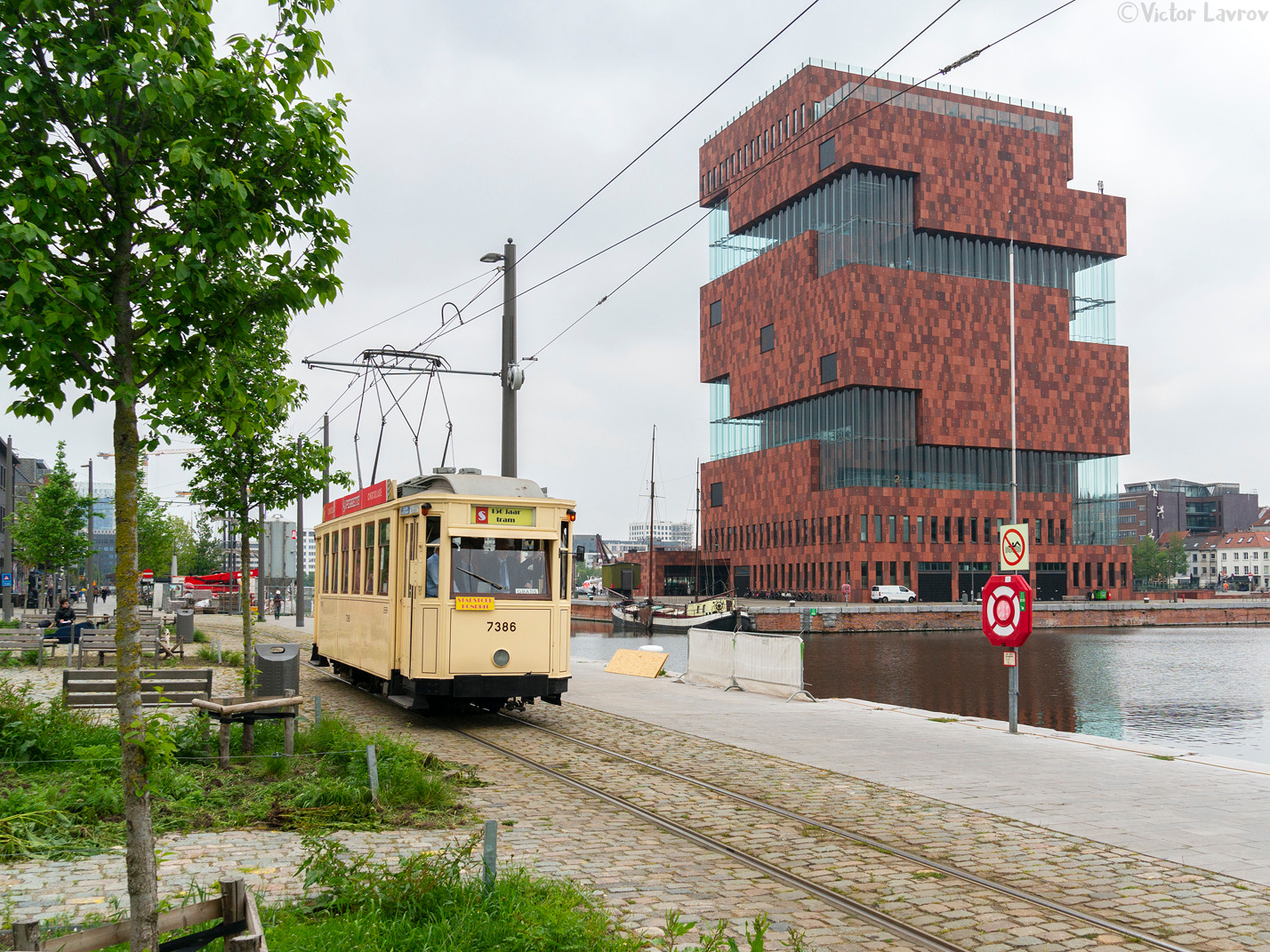 Антверпен, CGTA 4-axle motor car № 7386
