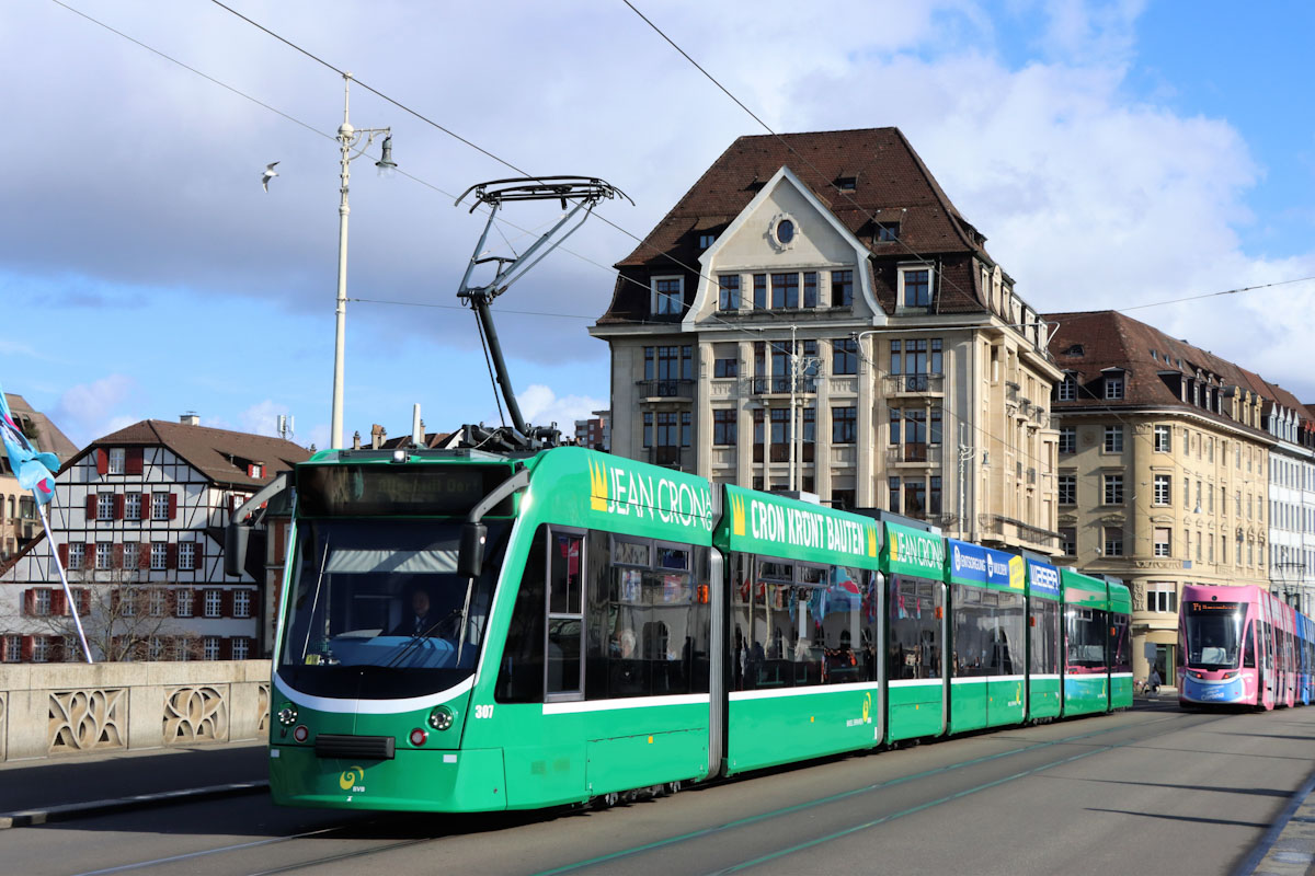 Базель, Siemens Combino № 307