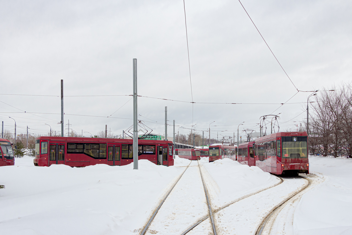 Казань — Линии ГЭТ [7] — Конечные станции и разворотные кольца