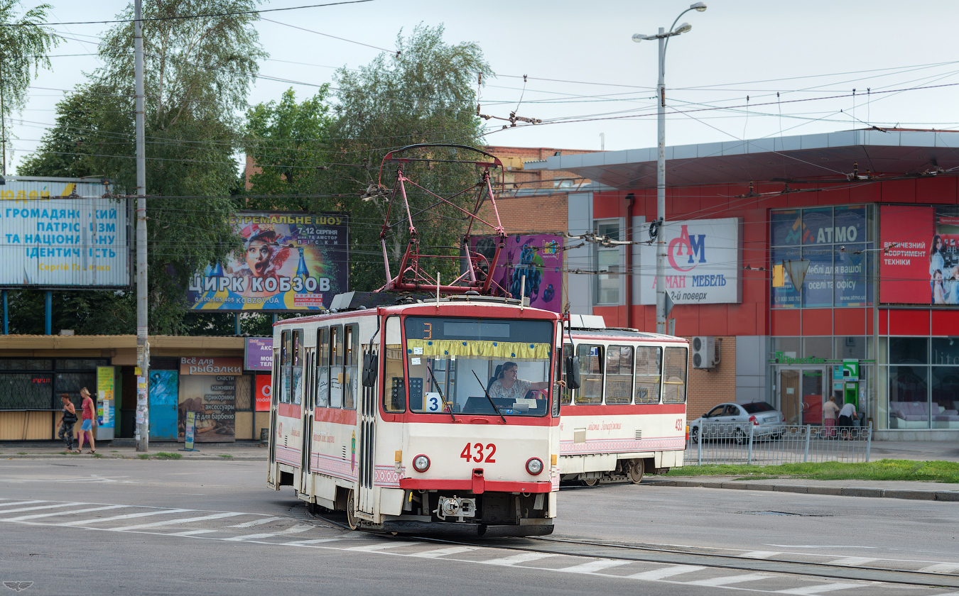 Запорожье, Tatra T6B5SU № 432