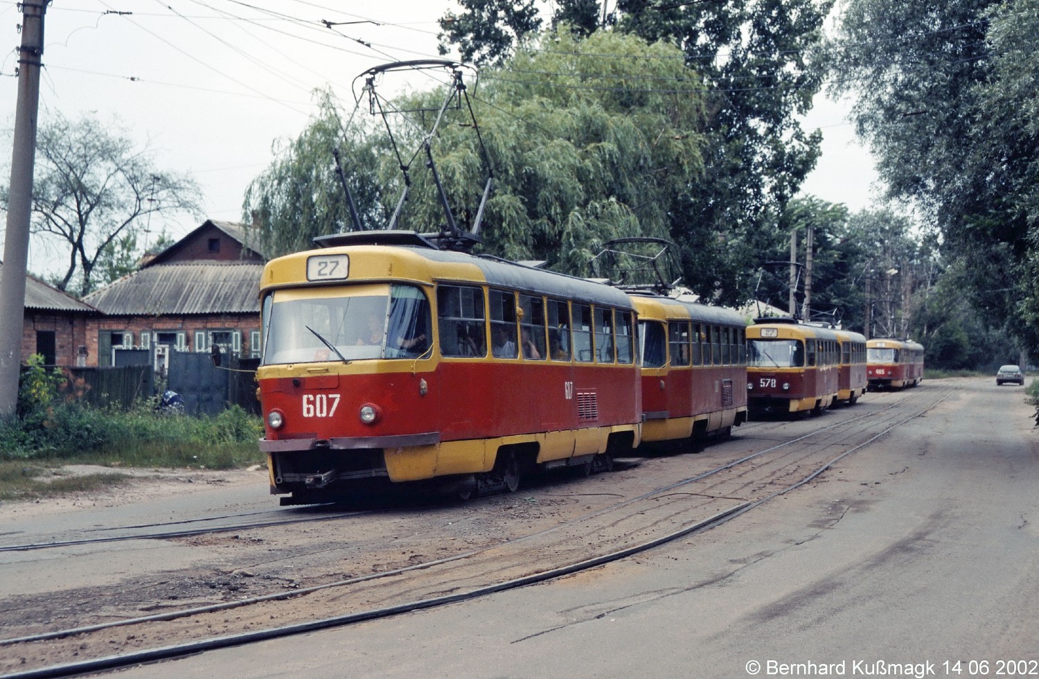 Харьков, Tatra T3SU № 607